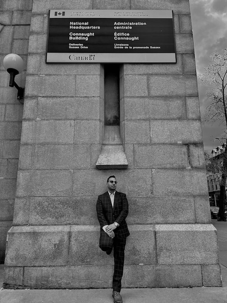 Nadir Khan at Canada Revenue Agency National Headquarters, Connaught Building