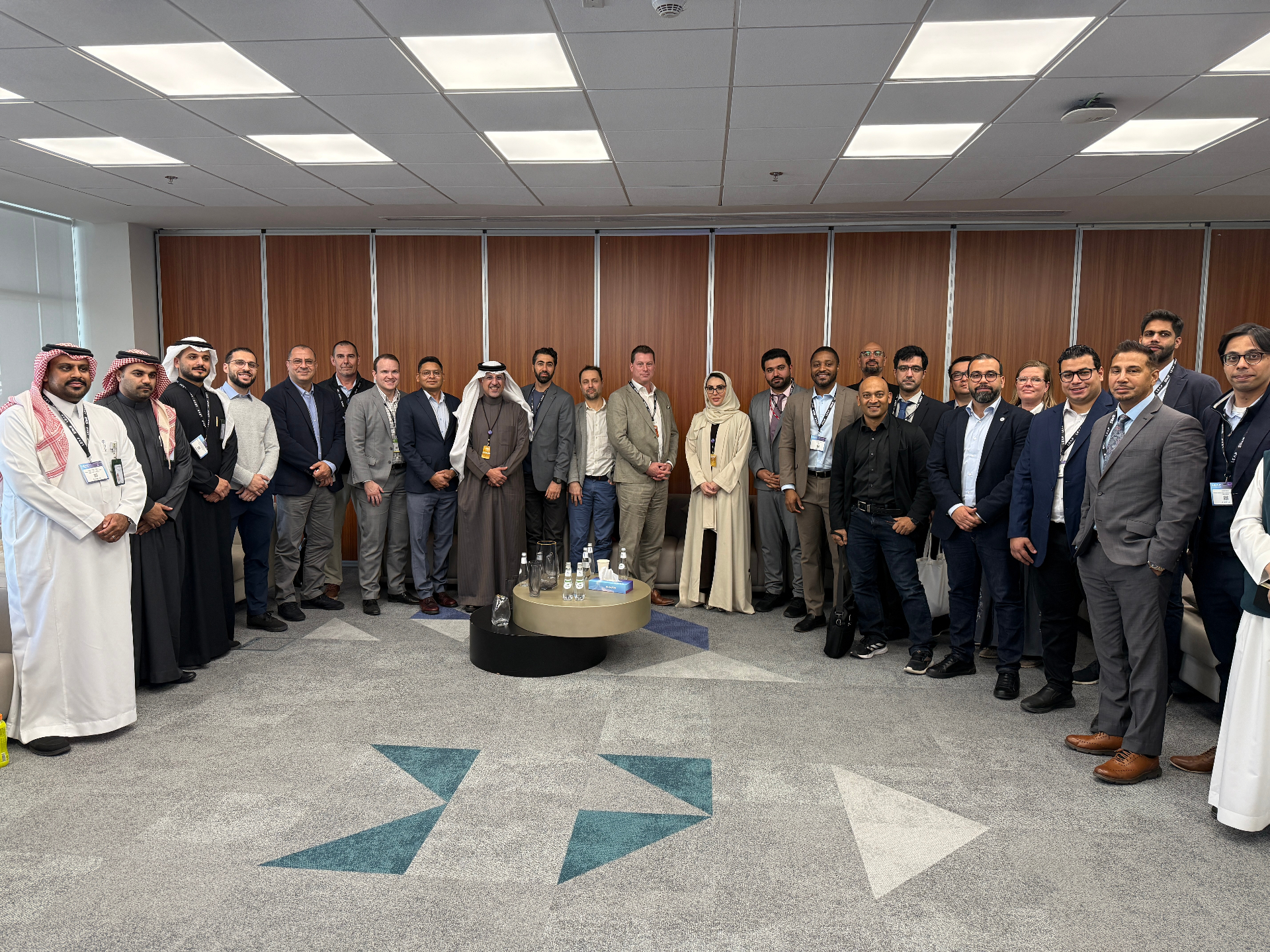 Canadian technology trade delegation at LEAP, building Canada-UAE-KSA innovation partnerships.
